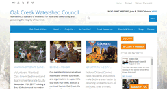 Desktop Screenshot of oakcreekwatershed.org